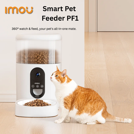 IMOU Smart Pet Feeder | Wi-Fi Automatic Pet Food Dispenser | Remote Control via App | Portion Control | Smart Home Device