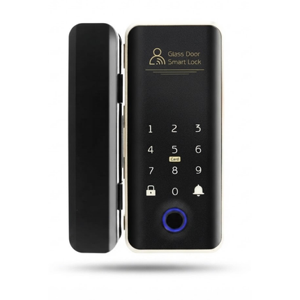 Glass Door Smart Lock with TTLock App, Fingerprint, Password & Remote Control SE41