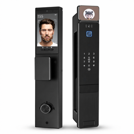 Tuya Smart Face Recognition Door Lock with Fingerprint, Camera & Keypad – WiFi Video Smart Lock