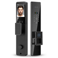 Tuya Wi-Fi 6-in-1 Narrow-Frame Smart Door Lock – Face ID, Fingerprint & App Control