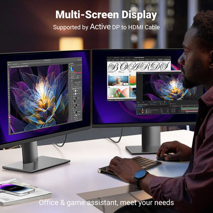 UGREEN Unidirectional DisplayPort to HDMI Cable 4K@60Hz | DP119