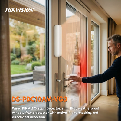 Hikvision DS-PDC10AM-VG3 Wired PIR Anti-Masking Curtain Detector (2/4)