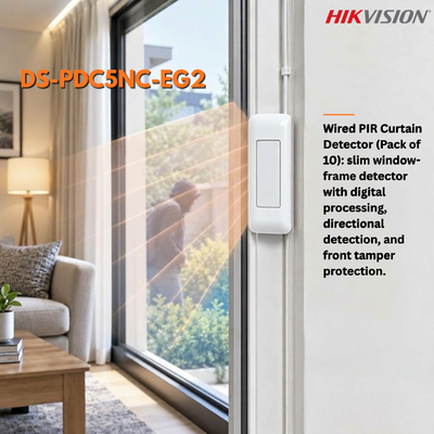 Hikvision DS-PDC5NC-EG2 Wired PIR Curtain Detector (2/4)