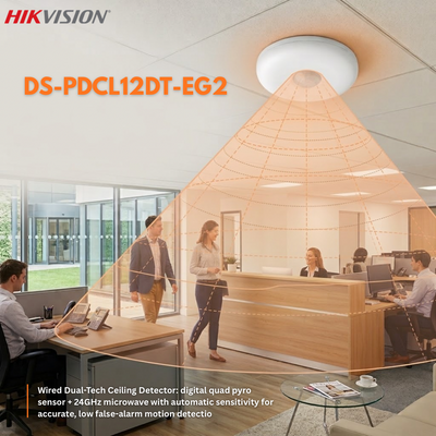Hikvision DS-PDCL12DT-EG2 Wired Dual-Tech Ceiling Detector (2/3)