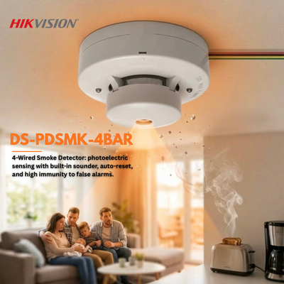 Hikvision DS-PDSMK-4BAR 4-Wire Smoke Detector with Sounder (2/3)