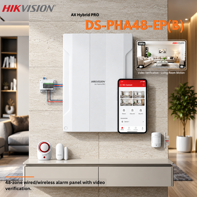 Hikvision AX Hybrid PRO 48-Zone Hybrid Alarm Control Panel – DS-PHA48-EP(B)