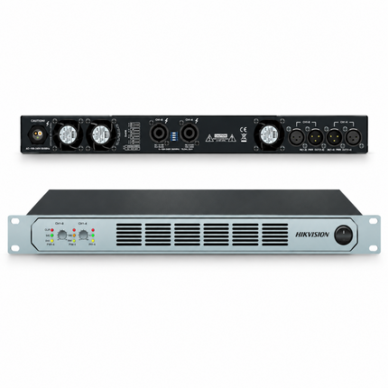 Hikvision Professional 2-Channel Class D Power Amplifier 2×500W – DS-QAPAR50-2