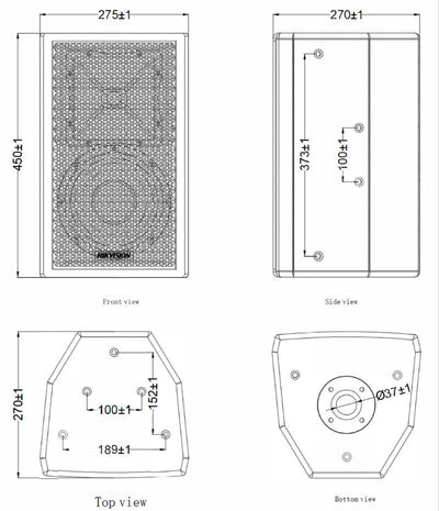 Hikvision DS-QAPS1R20-8 – dimensions