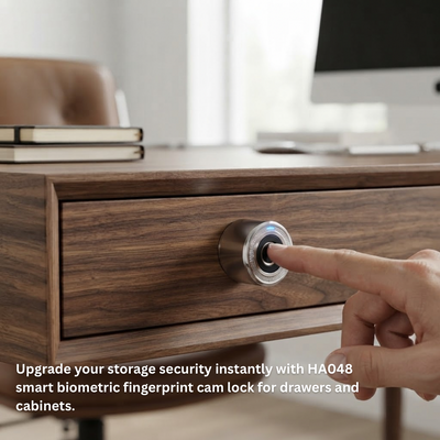 قفل أدراج وخزائن بالبصمة Spark Electric HA048 – قفل Cam بدون مفتاح