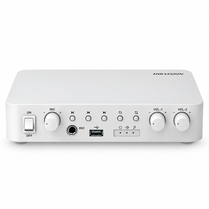 Hikvision 60W Analog PA Amplifier with Bluetooth & USB – DS-QAE0A60G1-VB