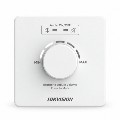 وحدة تحكم بمستوى صوت السماعات الشبكية PoE من Hikvision – DS-QAE1C00G1
