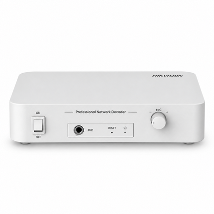 وحدة فك ترميز الصوت الشبكية من هيكفيجن لأنظمة الإذاعة العامة – Hikvision DS-QAE1DG1