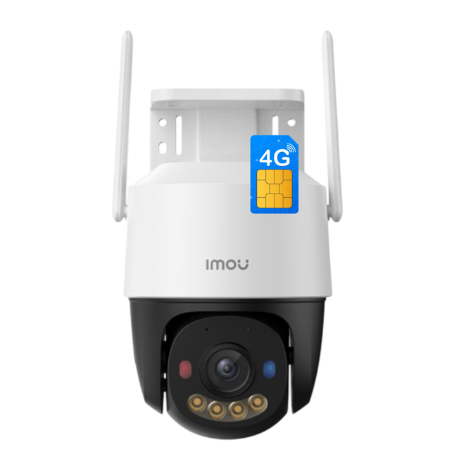 IMOU IPC-K7FP-5H0TE-EU | “Cruiser SC 4G 5MP” Outdoor PT 4G Security Camera | Pan/Tilt | Smart Detection | Full-Color Night Vision | 4G + Ethernet + ONVIF | Two-Way Audio & Alarm