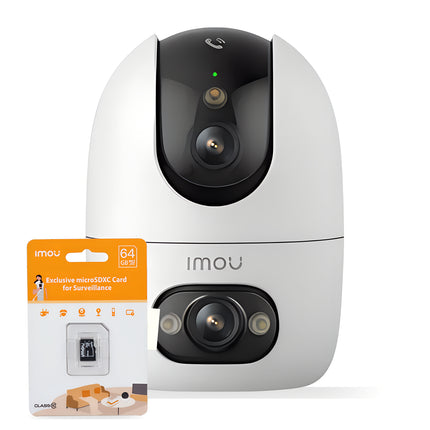 IMOU IPC-S20EP-10M0S Ranger 2 Dual-Lens Indoor Wi-Fi Camera Ranger 2 Dual | 10MP Ultra HD | 360° Pan & Tilt | Dual Lens Wide Coverage | Night Vision | Human Detection | Two-Way Audio | IMOU Life App
