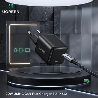 UGREEN 20W USB-C GaN Fast Charger EU | X512