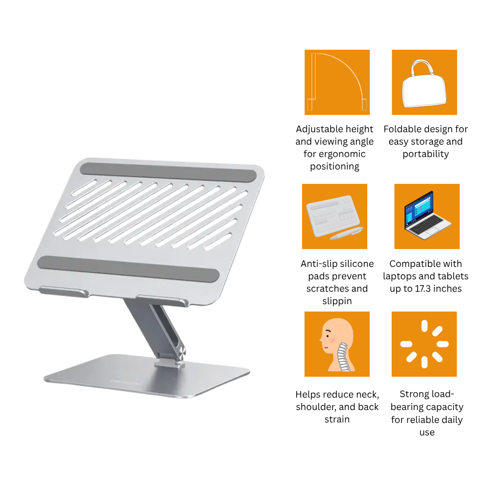 حامل لابتوب UGREEN قابل للتعديل LP339 | 40291 حامل لابتوب UGREEN قابل للتعديل LP339 | 40291