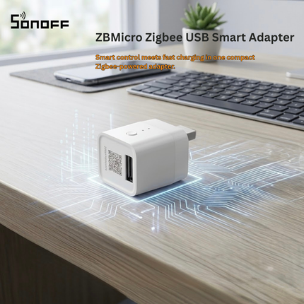 SONOFF ZBMicro Zigbee USB Smart Adapter | Smart USB Control & Fast Charging