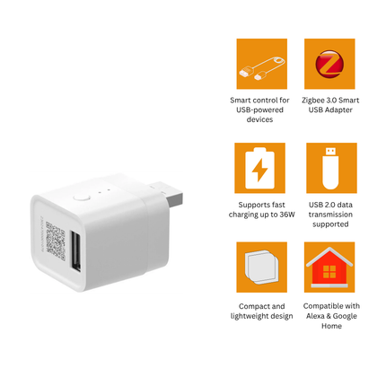 SONOFF ZBMicro Zigbee USB Smart Adapter | Smart USB Control & Fast Charging