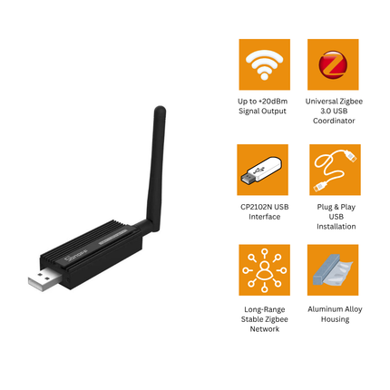 SONOFF ZBDongle-P Zigbee 3.0 USB Dongle Plus | Universal Zigbee Gateway for Home Assistant