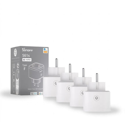 SONOFF iPlug Gen2 Matter Over WiFi Smart Plug (4 Pack) – S61STPF