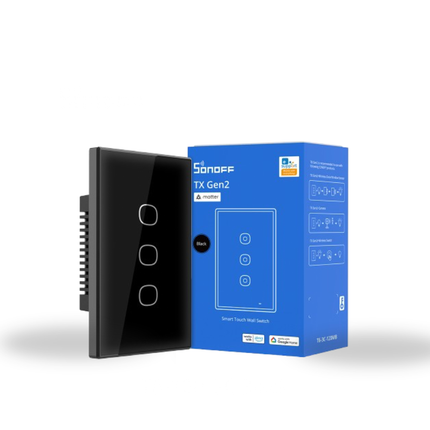 T6 Matter Smart Touch Wall Switch Series (1-Gang, 2-Gang & 3-Gang)