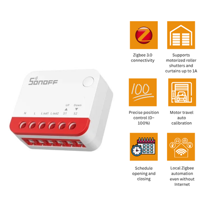 SONOFF Zigbee Smart Roller Shutter Switch – MINI-ZBRBS