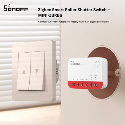 SONOFF Zigbee Smart Roller Shutter Switch – MINI-ZBRBS
