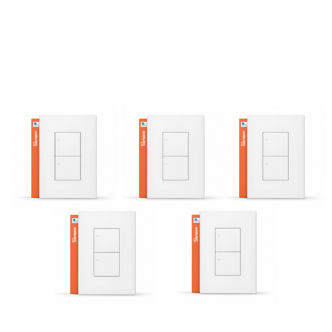 SONOFF ZBM5 Smart Wall Switch Series Magic Size | Zigbee Smart Touch Switch | 1/2/3 Gang | 5 & 3 Pack