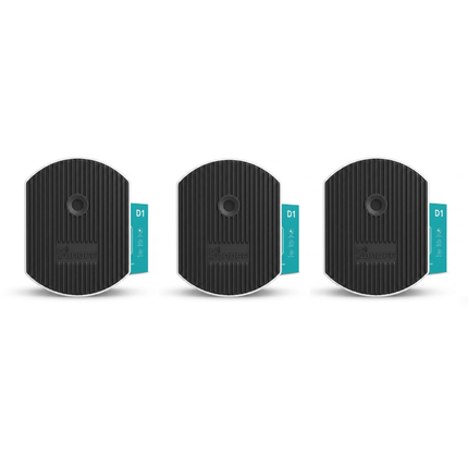 SONOFF D1 Smart Dimmer Switch 433MHz RF | Black Wall-Mounted Rotary Dimmer |Remote & Manual Control| 3 Pack