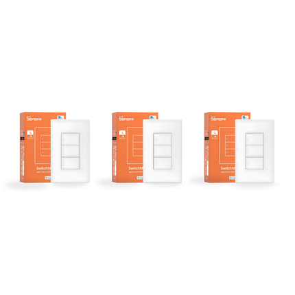 SONOFF ZBM5 Smart Wall Switch Series Magic Size | Zigbee Smart Touch Switch | 1/2/3 Gang | 5 & 3 Pack