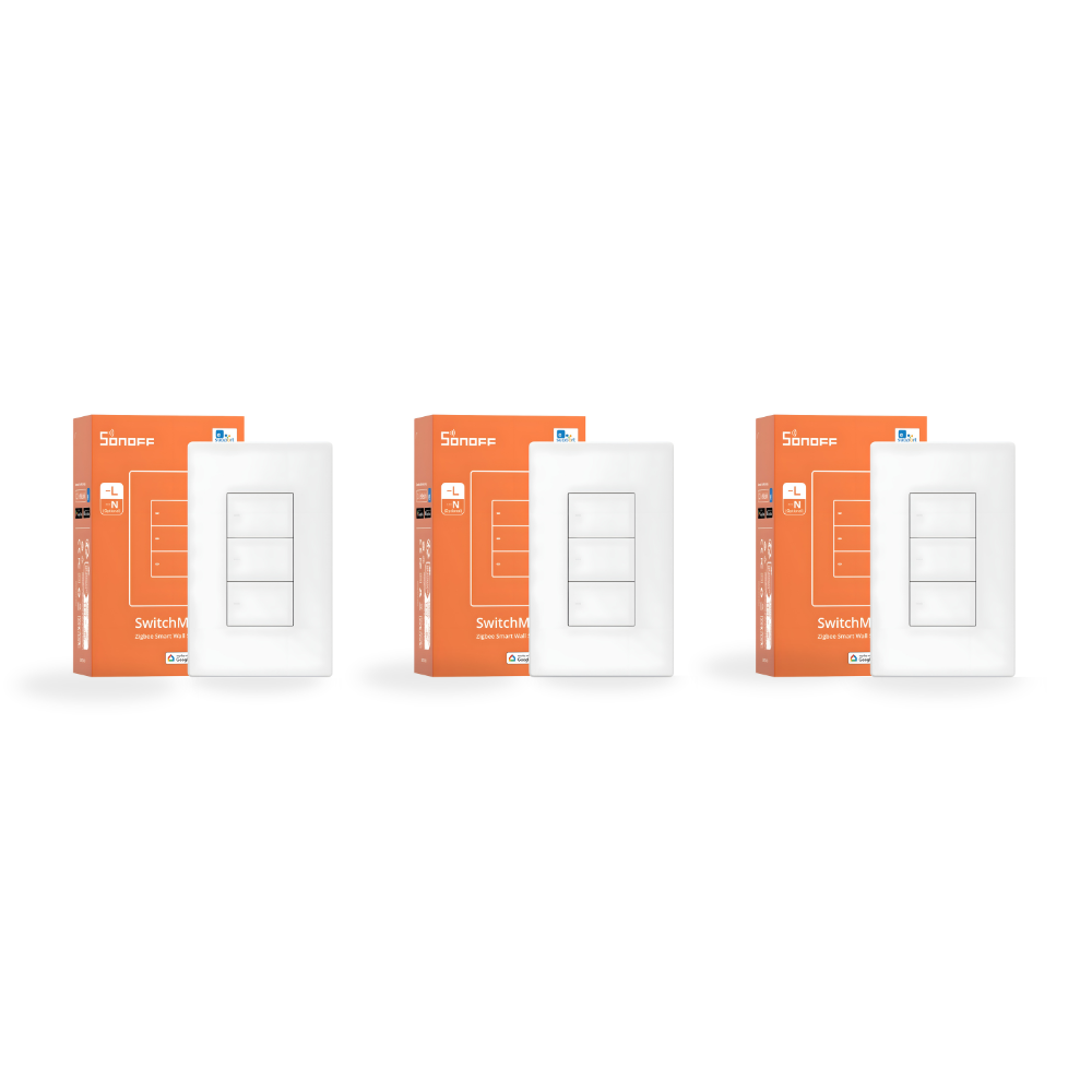 SONOFF ZBM5 Smart Wall Switch Series Magic Size | Zigbee Smart Touch Switch | 1/2/3 Gang | 5 & 3 Pack SONOFF ZBM5 Smart Wall Switch Series Magic Size | Zigbee Smart Touch Switch | 1/2/3 Gang | 5 & 3 Pack