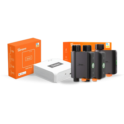 SONOFF Smart Irrigation Bundle | 3× Zigbee Smart Water Valve + Zigbee Gateway Hub