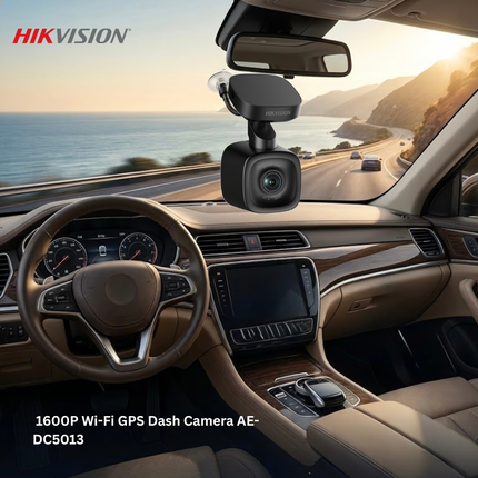 Hikvision 1600P Wi-Fi GPS Dash Camera AE-DC5013