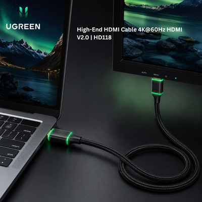 UGREEN High-End HDMI Cable 4K@60Hz HDMI V2.0 | HD118