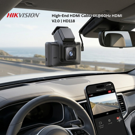 Hikvision 2K Dual-Channel Wi-Fi GPS Dash Camera AE-DC4328-K5