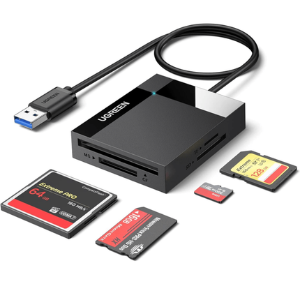 UGREEN 4-in-1 USB 3.0 SD/TF Card Reader | 30333