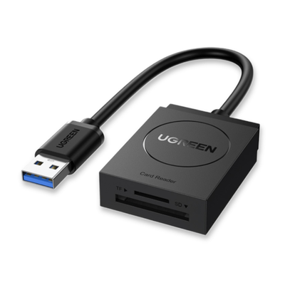 UGREEN SD Card Reader USB-A 3.0 Dual Slot Flash Memory Card Reader | 20250