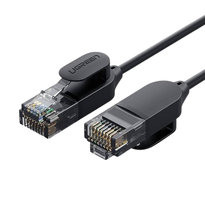 UGREEN CAT 6A Pure Copper Ethernet Cable OD 2.8 (Black) | NW122