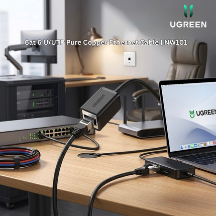 UGREEN Extension Cable Ethernet RJ45 to Cat 6 FTP | NW112
