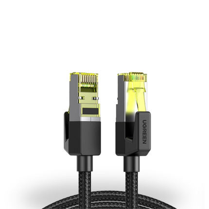 UGREEN Cat 7 Pure Copper Ethernet Cable Braided (Black) | NW150