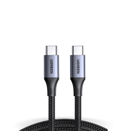 كيبل UGREEN USB-C إلى USB-C  | كيبل شحن سريع بتقنية PD 3.1 وقوة 240 واط | US535