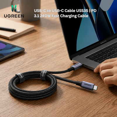 UGREEN USB-C to USB-C Cable | PD 3.1 240W Fast Charging Cable | US535