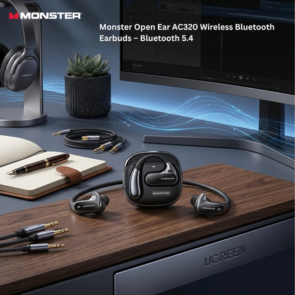 Monster Open Ear AC320 Wireless Bluetooth Earbuds – Bluetooth 5.4