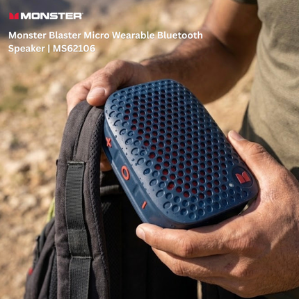 Monster Blaster Micro Wearable Bluetooth Speaker | MS62106