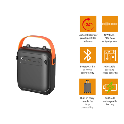 Monster MFS 1 Portable Bluetooth Speaker | MS22139