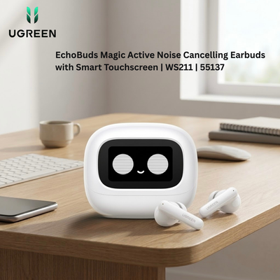 UGREEN HiTune H6 Magic TWS ANC MultiPoint | White | WS216 | 65386