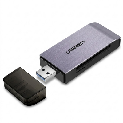 UGREEN 4-In-1 USB 3.0 Card Reader SD/micro SD/CF/MS With 5Gbps Transfer Speed | CM180 | 50541