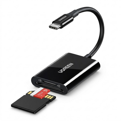 UGREEN 2-In-1 USB-C Card Reader Support SD/MicroSD | CM265