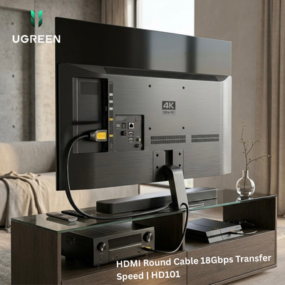UGREEN HDMI Round Cable 18Gbps Transfer Speed | HD101