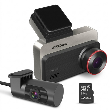 Hikvision Dual-Channel Full HD Wi-Fi Dash Camera AE-DC2328-C200S